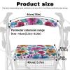 Luarisgur Walker Seat Covers for Ladies Boho Flower Rollator Bag Drive Walker Accessories Universal Rollator Walker Seat and Backrest Covers Washable Detachable view 4