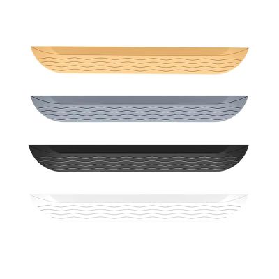 ABS Threshold Ramp, Portable Wheelchair Ramps265 Lb Capacity, Threshold Ramp for Wheelchairs, Scooters and Robot Vacuum Cleaners(White,W7.2xH1.5cm/2.8x0.6in)