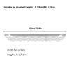 ABS Threshold Ramp, Portable Wheelchair Ramps265 Lb Capacity, Threshold Ramp for Wheelchairs, Scooters and Robot Vacuum Cleaners(White,W7.2xH1.5cm/2.8x0.6in) view 3