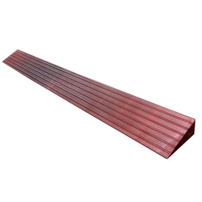 Portable Threshold Ramp, Plastic Wheelchair Ramp2-7 Cm Rise for Doorway Indoor or Outdoor, Bathroom, Garage and Supermarket Entrance(Red,100x10x3cm/39x4x1.2)