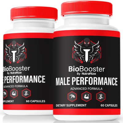 (2 Pack) BioBooster for Men, Official BioBooster Pills, All Natural Formula for Peak Performance & Energy, Premium Stamina Support to Fuel Physical Fitness, Bio Booster Review (120 Capsules)