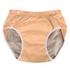 Cotton Incontinence Pants for Adults,Adjustable Unisex Reusable Adult Cloth Diaper with Snaps Washable Breathable Leak-Proof Briefs Underwear for Elderly(Orange,Small) view 1