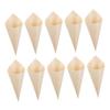 HAPINARY 150pcs Delicate Dessert Ice Cones Multi-purpose Food Containers Compact Wooden Ice Cream Cups view 1