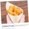 HAPINARY 150pcs Delicate Dessert Ice Cones Multi-purpose Food Containers Compact Wooden Ice Cream Cups view 4