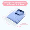 70 Pcs Clear Self Sealing Cellophane Bags 9x12 Inches for Packaging Clothes, Resealable Poly Plastic Shirt Bags for Small Business, Plastic Sleeves for Magazine A4 Letter Size Artwork (2.8Mils) view 2