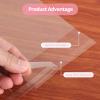 70 Pcs Clear Self Sealing Cellophane Bags 9x12 Inches for Packaging Clothes, Resealable Poly Plastic Shirt Bags for Small Business, Plastic Sleeves for Magazine A4 Letter Size Artwork (2.8Mils) view 4