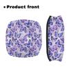 Luarisgur Rollator Walker Seat and Backrest Covers Butterfly Puprle Rollator Bag Under Seat Universal Walkers for Seniors with Seat Gift Covers Large Walker Basket for Folding Walker view 3