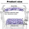 Luarisgur Rollator Walker Seat and Backrest Covers Butterfly Puprle Rollator Bag Under Seat Universal Walkers for Seniors with Seat Gift Covers Large Walker Basket for Folding Walker view 4