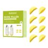 Bukihome Shoe Filler Insert - 4 Pairs Shoe Filler for Too Big Shoes, Heel Cushions for Women, Toe Inserts, Size Reducer Make Shoes Fit, Cushions for Women, Yellow, M view 1