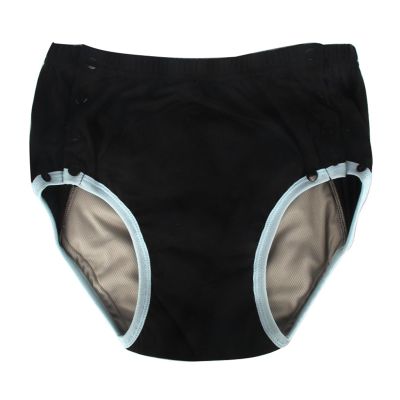Incontinence Diapers for Adults,Panties for Incontinence Washable Leakproof Panties for Incontinence Panties Adult Cloth Diaper Incontinence Underwear(Black,Large)