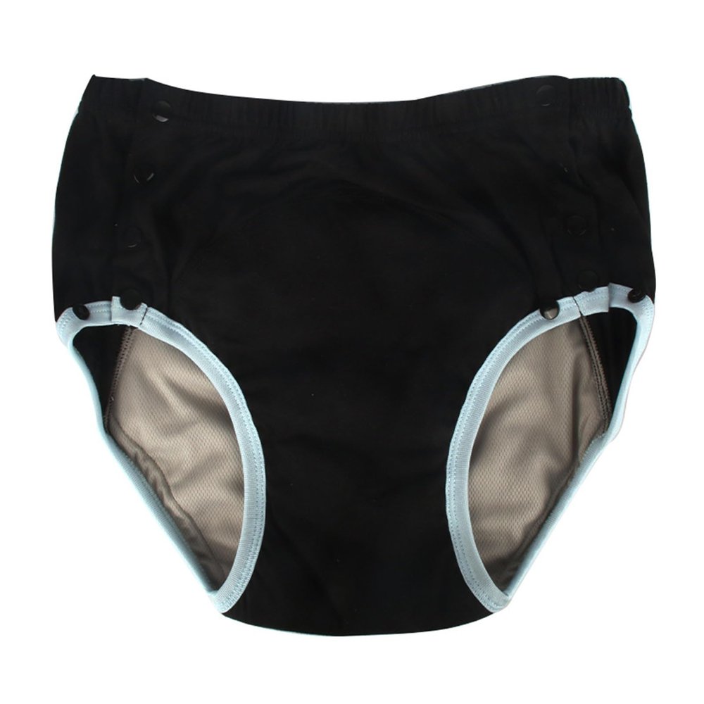 Incontinence Diapers for Adults,Panties for Incontinence Washable Leakproof Panties for Incontinence Panties Adult Cloth Diaper Incontinence Underwear(Black,Large)