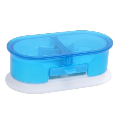 Travel Medication Box, Medication Splitter Storage Box with Compact Design and Multiple Compartments, Divider for Vitamins and Tablets, ABS Material for Long Lasting Performance