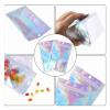 100PCS Hologram Cellophane Iridescent Self Sealing Bag, Transparent Sealable Bags for Candy Biscuit, Earrings, Necklaces, Jewelry, Size 9 X 12cm view 4