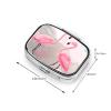 Love Flamingo Travel Pill Organizer. 2-Compartment Pill Box, Portable Mini Pill Box, Vitamin Medicine Storage Box view 3