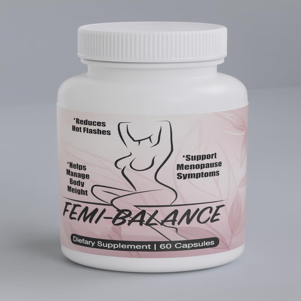 FEMI Balance Female Care Menopause Supplements Women Support Relief Health 1 Pack 60 Capsules