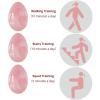 BGGEXA 3/4pcs Drilled Yoni Egg Set with Box Natural Rose Quartz Jade Eggs Women Kegel Exerciser Pelvic Floor Muscle Exercise Massager-3pcs Egg Set 05 view 4