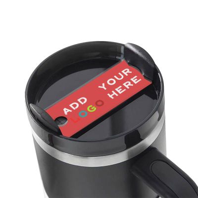 Custom Cover Name Plate for Travel Mug 30 40 oz Custom Stainless Steel Coffee Mug Name Plate for Lid with Text Personalized Cup Accessories Personalized Memorial Gifts Red Tumbler Accessories