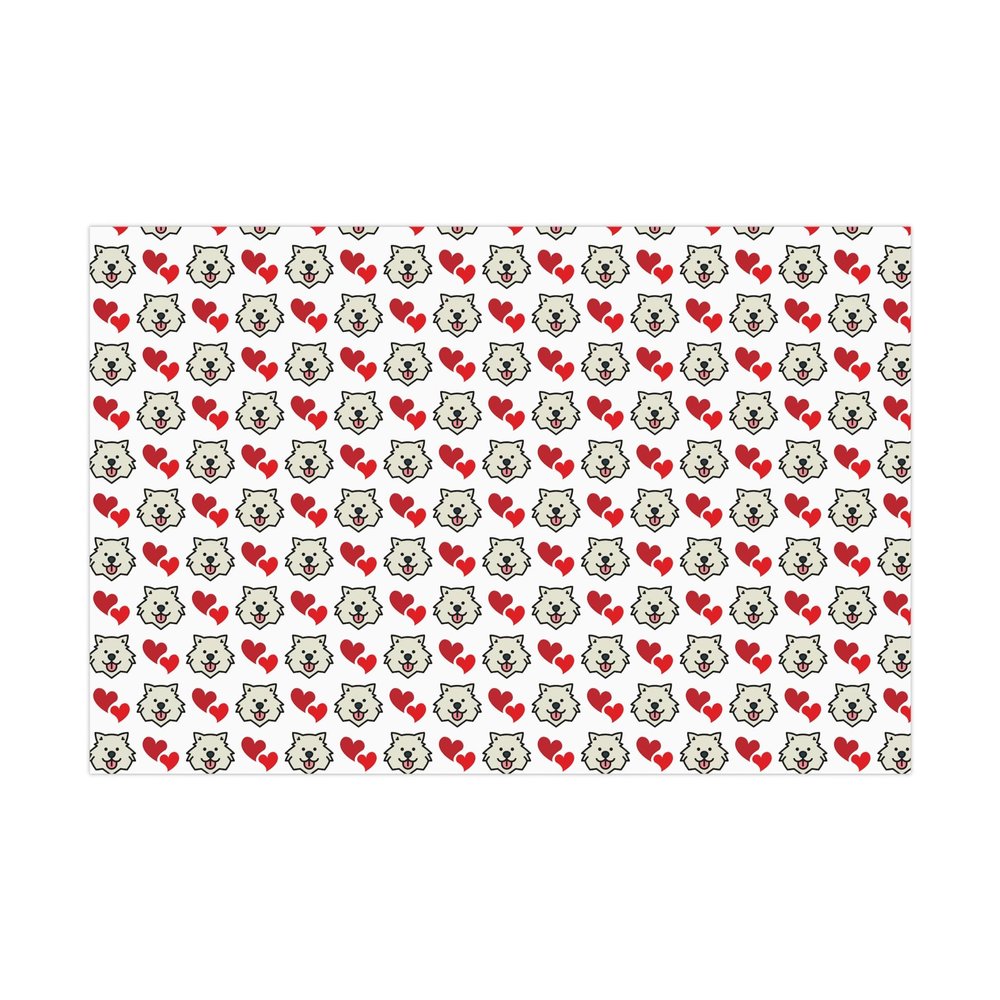 Samoyed Gift Wrap Papers, Premium Wrapping Paper - Dog Lover Gift, Holiday Present, Gift Packaging, Paper Crafts