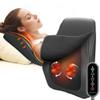 Snailax Neck Massager with Heat, 4D Shiatsu Back Massager for Pain Relief Deep Tissue, Knead, Heating & Extra Vibration Seat Massager for Chair Father Gifts for Men Detachable Flap Remote Control view 1