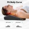 Snailax Neck Massager with Heat, 4D Shiatsu Back Massager for Pain Relief Deep Tissue, Knead, Heating & Extra Vibration Seat Massager for Chair Father Gifts for Men Detachable Flap Remote Control view 2