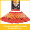 COELO Jjondigi Spicy Flavor 72g x 3Packs (Total 7.6oz) Korean Traditional Old School Finger Food Chewy K-Food Treats Individually Wrapped Late Night Holiday Party Jerky Snack Buldak Taste view 2
