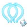 2PCS Neck Cooling Tube with Insulated Bag, Reusable Neck Coolers Wearable Body Cooling Products for Hot Weather in Summer view 1