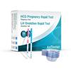 55 Ovulation Test Strips and 25 Pregnancy Test Strips 10mIU/mL Combo Kit for Women-with 70 Urine Cups (55 LH + 25 HCG) view 1