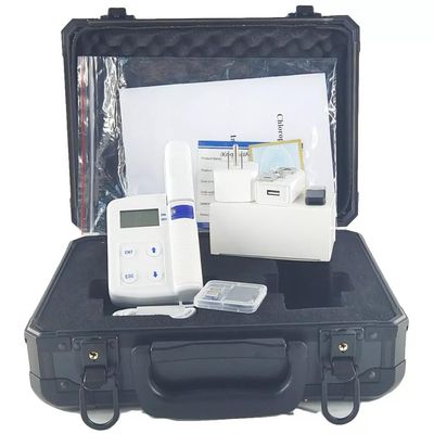 QIUSUO Digital Chlorophyll Content Meter with Chlorophyll Range 0.099.9SPAD Nitrogen 0.099.9mg/g for Nitrogen Chlorophyll Leaf Temperature Leaf Humidity