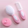 Baby Grooming SetBaby Health Care Set Baby Brush Soft Bristles 3 Piece Baby Care Set Baby Hair Brush and Comb Set Baby Hair Brush Baby Comb Silicone Baby Cradle Cap Brush Set view 2