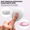 Baby Grooming SetBaby Health Care Set Baby Brush Soft Bristles 3 Piece Baby Care Set Baby Hair Brush and Comb Set Baby Hair Brush Baby Comb Silicone Baby Cradle Cap Brush Set view 3