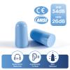 10Pairs Foam Earplugs, Noise Cancelling Ear Plugs for Sleeping Hearing Protection for Shooting Range, Work, Travel,Concert Blue view 4