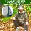 gumkeg Mosquito Suit, Bug Net Pants & Jacket with Hood, Full Body Bug Suit for Gardening & Outdoor Protection from Bugs, Flies, Gnats, No-See-Ums & Midges, Mosquito Clothing for Women & Men, M Size view 4