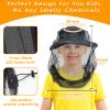 Kids Mosquito Head Net for Insects 2 Pack,Ultra Large & Breathable Bug net view 4