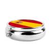 Spanish Flag Weekly Pill Organizer - Square Travel Pill Box with Multiple Compartments, Ideal for Vitamins, Supplements, and Cod Liver Oil Storage. view 3
