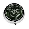 HCVXBSA Spiral shaped shrubs Weekly Pill Organizer - Square Travel Pill Box with Multiple Compartments, Ideal for Vitamins, Supplements, and Cod Liver Oil Storage. view 1
