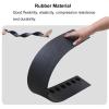WXXSHGDW Rubber Threshold Ramp, Wheelchair Threshold Ramp, 0.4-1.2 In Rise Height Non-Slip Threshold Ramps, 4400 Lbs Load Capacity, for Doorways, Driveways, Bathroom, Cuttable(100*10*2.5cm/39*3.9*1in) view 4