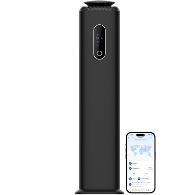 1000ML- Tower Hotel Scent Diffuser with WiFi App Control for Whole House - Commercial Diffuser Machine Cover 10000 Sq Ft - Scent Air Machine & Waterless Essential Oil Diffuser for Large Room - Black