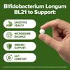 Bifidobacterium Longum Probiotic 240 Tablets (4 Month Supply) Researched Strain BL21 3 Billion CFU Digestive Health & Microbiome Support GMP Certified (240, Bifidobacterium Longum) view 4