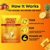 Energy Rocks Caffeine Candy - Popping Energy Candy Crystals, 100mg Caffeine, L-Theanine & B12 - Fast Energy, No Drink Needed - Coffee Alternative 15-Pack (Pineapple Mango) view 2