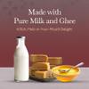 Almond House Milk Mysore Pak Made with Pure Desi Ghee Indian Sweets No Artificial Flavor & No Added Colours Authentic South Indian Sweet Perfect for Gifting 225 gm view 4