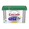 Cascade Platinum Dishwasher Pods, Dishwasher Detergent, Dish Detergent Soap, Lemon, 34 Count view 1