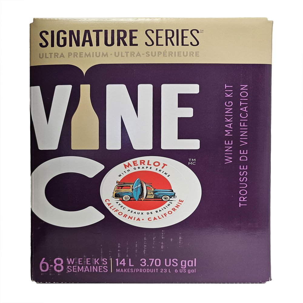 VineCo Signature Series California Merlot Wine Making Ingredient Kit