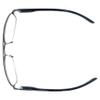 Incredible Bargains The Lincoln Rectangular Reading Glasses, Rectangle Metal Frame Readers for Men + 1.75 Black view 4