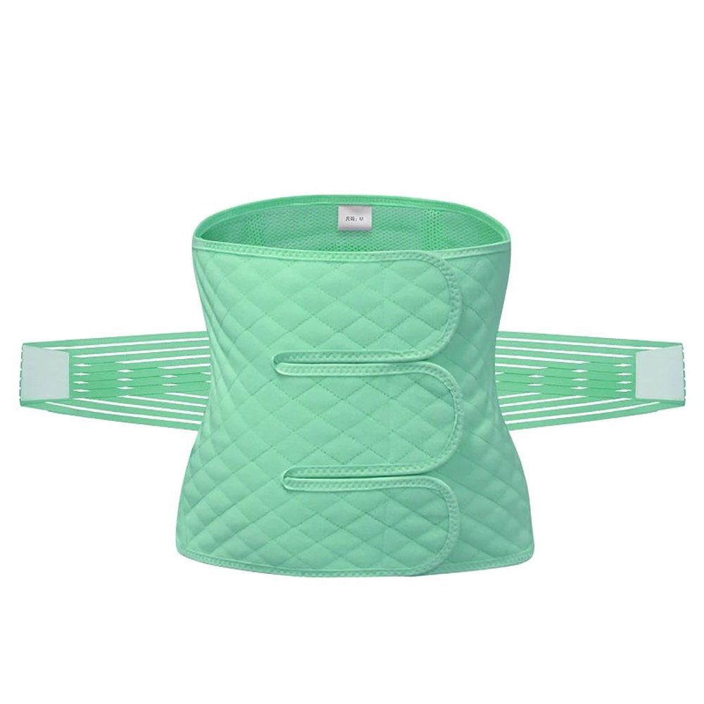 xjdagaoge Postpartum Belly Belt, Abdominal Belt, Postpartum Belt, Cesarean Section Recovery Support Belt Postpartum Belly Belt,Abdominal Binder Postpartum(Green,Small)