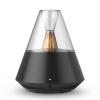 KinYiLO Ultrasonic Essential Oil Diffuser, 150ML Modern Aromatherapy Diffuser with Candle Light, 2 Mist Mode, Remote Control, Auto-Off, Small Cool Mist Humidifier for Home Bedroom Office Yoga, Black view 1