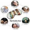 Bohemian Feather Eye Mask, Side Sleeping Mask Light Blindfold Sleeping Mask Nose Pad and Elastic Band for Children Women and Men view 4