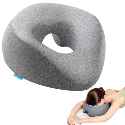 MOONYOOY Face Down Pillow with Face Cradle Pad, Massage Headrest for Bed, BBL Pillow After Surgery Post Eye Surgery Vitrectomy Recovery - Comfortable Support for Faster Healing & Pain Relief