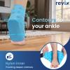 REVIX Ankle Ice Pack Wrap Reusable Gel Cold Compression for Foot Discomfort, Ice Wrap for Feet Swelling and Recovery, Plantar Fasciitis, Achilles Tendonitis, and Sprained Ankles, 2 Packs view 4