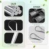 5er Pack Tongue Scraper For Adults,Reduce Bad Breath, Metal Tongue Scraper, Tongue Cleaner, Tongue Scraper, Stainless Steel Tongue Scraper, Tongue Cleaner for Adults, Tongue Scrubber (D) view 4
