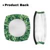 Luarisgur St Patricks Day Walkers for Seniors with Seat Covers Lucky Leaves Rollator Walker Accessories for Seniors Ladies Rollator Walker Seat Cover Cute Rollator Walker Seat and Backrest Covers view 3